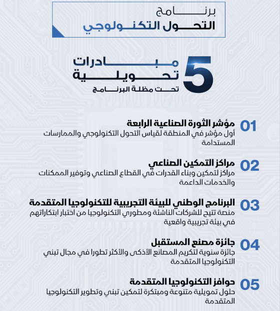 مبادرات للتحول التكنولوجي 